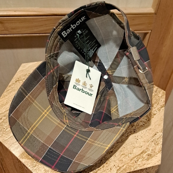 Barbour Men's Plaid Sports Cap - Picture 6 of 7